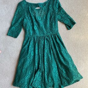 Tracy Reese Lace A-Line Midi Dress